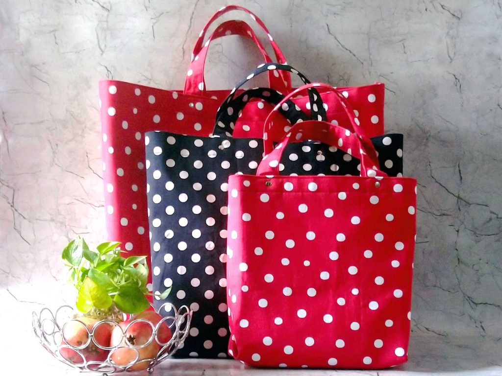 Sewing Pattern 1723 Free Pattern - Fabric Grocery Tote Bag