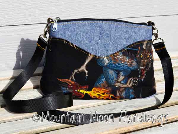 Aurora Triple Zip Crossbody A Quaint Stitch PDF Sewing 